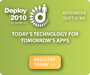 Deploy 2010 - Today's Technology for Tomorrow's Apps - November 8, 2010